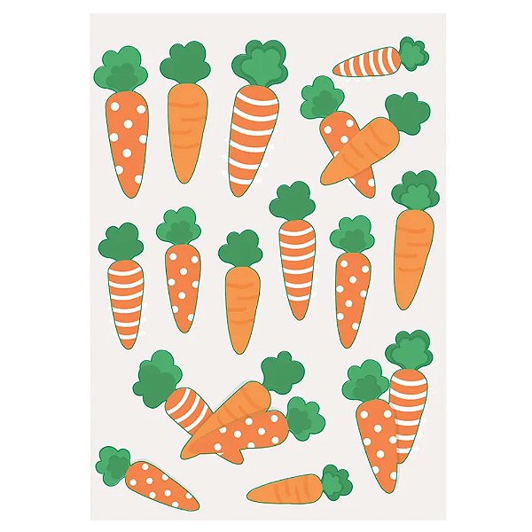 Cartela com Adesivos Fresh 30 Unidades