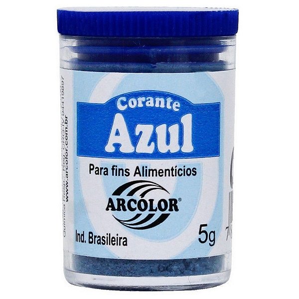 Corante Pó Azul 5g - Arcolor