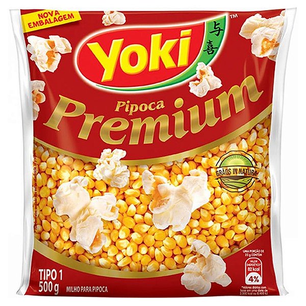 Milho Pipoca Premium Yoki 500gr