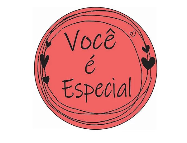 Etiqueta Adesiva Você e Especial  60un - Hiper