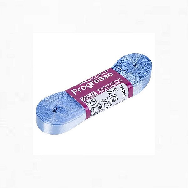 Fita Cetim Número 2 Azul Celeste 10Mt 246