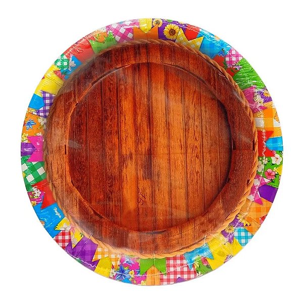 Prato Arraiá 18cm - Regina