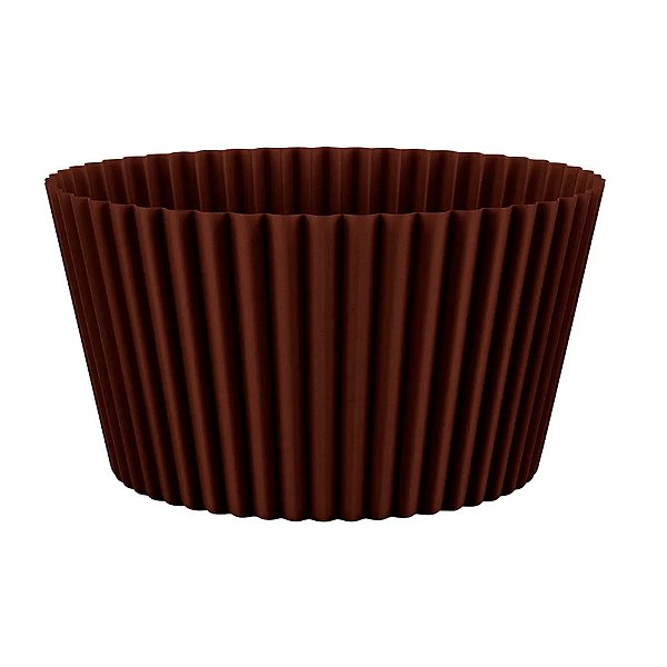 Forma Mini Cupcake Impermeável Marrom 45un - Regina