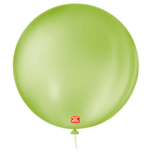 Balão 5 Liso Redondo Verde Eucalipto 50 Unidades