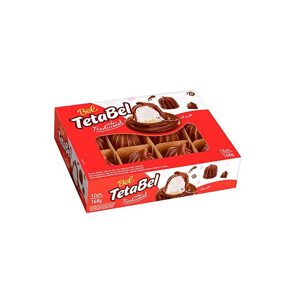 Teta Bel Ao Leite | 12 Unidades