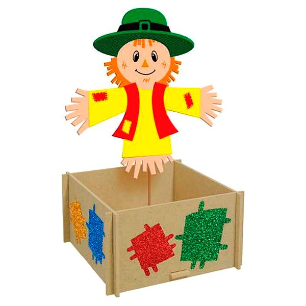 Caixa Mdf Espantalho - Grintoy