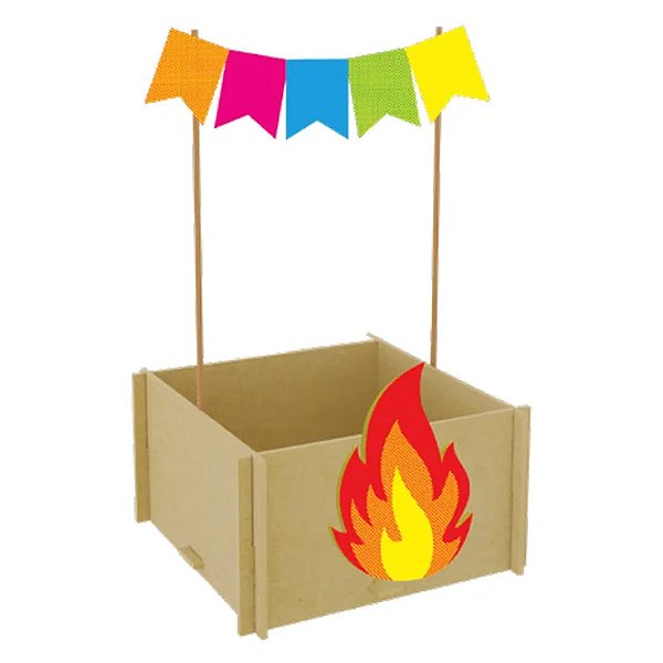 Caixa Mdf Fogueira - Grintoy