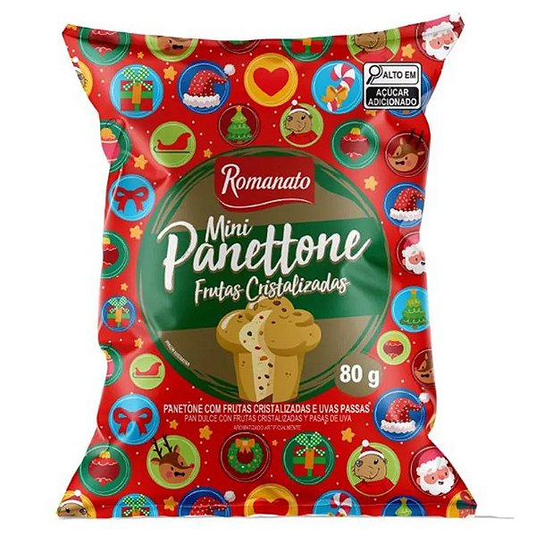 Panetone Frutas 80g - Romanato
