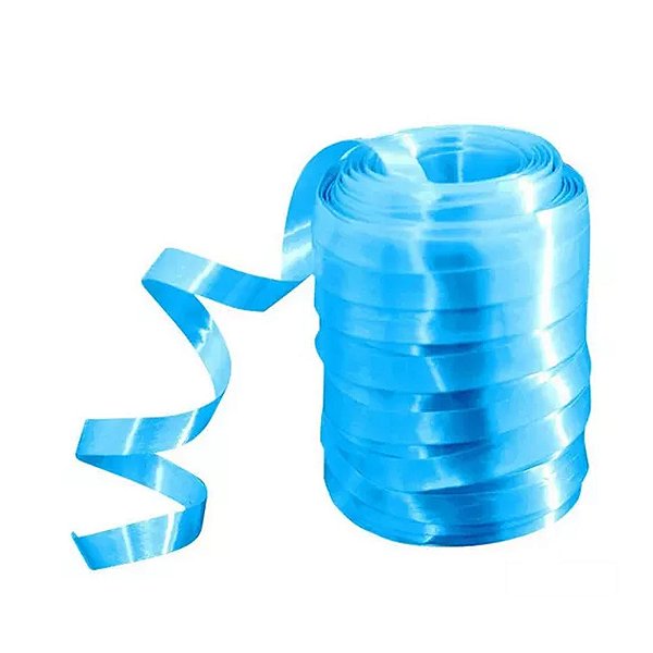Fitilho Acetinado 5mm x50M Azul Celeste Código 08
