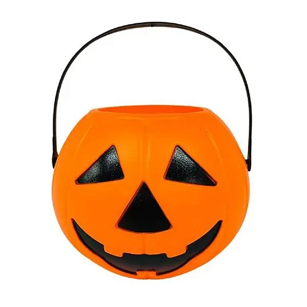 Balde Abóbora Halloween 17cm - Silver