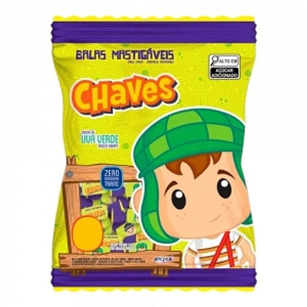 Bala Chaves Uva Verde 600g - Riclan