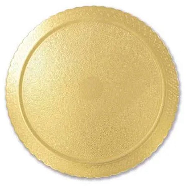 Cakeboard Redondo 24cm Ouro