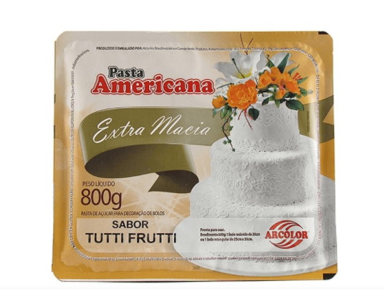 Pasta Americana 800G Tutti-Frutti Arcolor