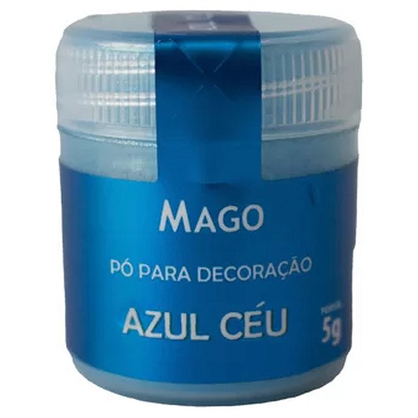 Pó para Decoração 5gr Azul Ceu Mago