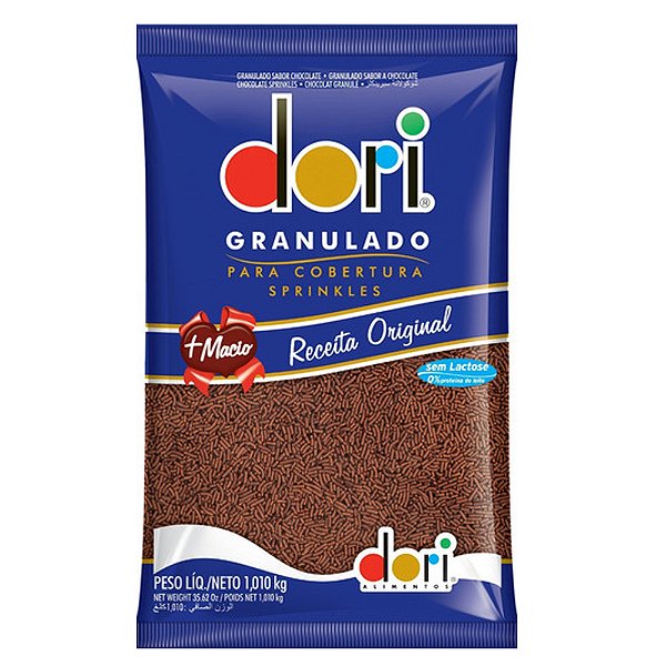 Granulado Macio Dori 1,010kg Chocolate