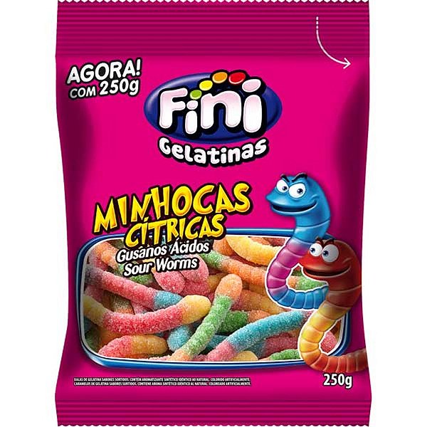 Fini 250G Minhocas Cítricass