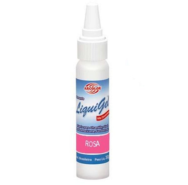 Corante Liquigel Rosa 30g - Arcolor