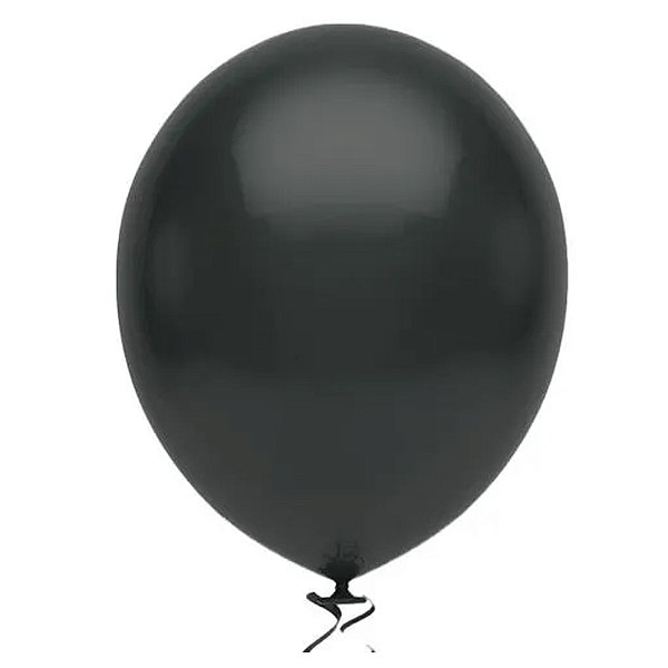 Balão 11 Uniq 25Un Preto Onix