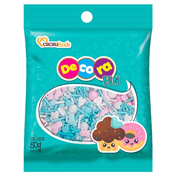 Confeito Decora Fun Sweet Blue 50gr