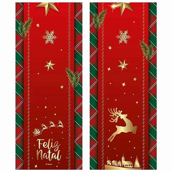 Trilho de Mesa de Tecido Natal Mágico - Regina