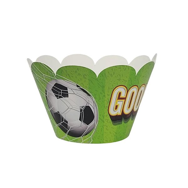 Saia Cupcake Gol 12un - Nc Toys