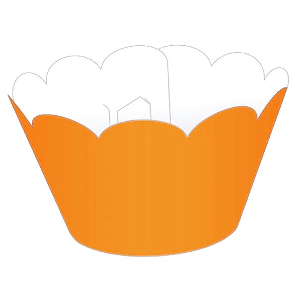 Saia Mini Cupcakes 12Un Laranja