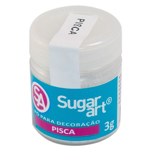 Pó para Decoração 3G Pisca Sugar Art