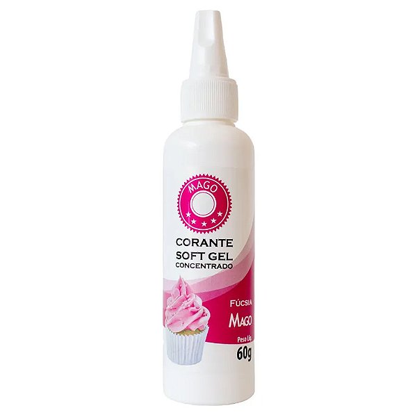 Corante Soft Gel 60gr Fucsia Mago