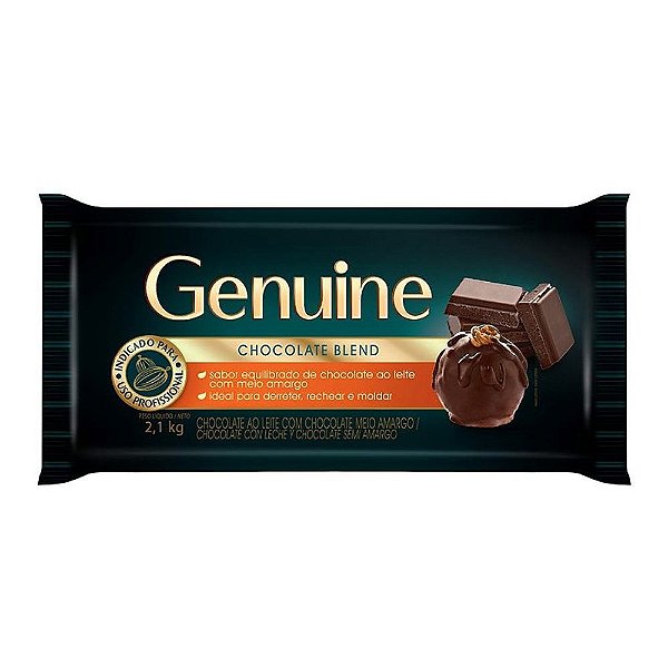 Chocolate em Barra Blend 2,1kg - Genuine
