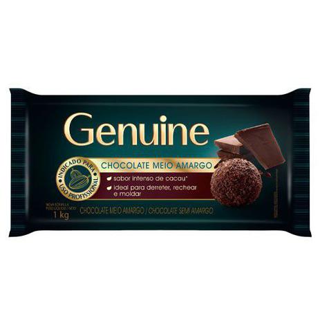 Chocolate Genuine 1,0kg Meio Amargo