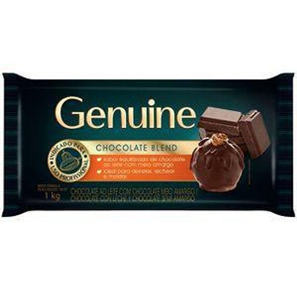 Chocolate em Barra Blend 1,0kg - Genuine
