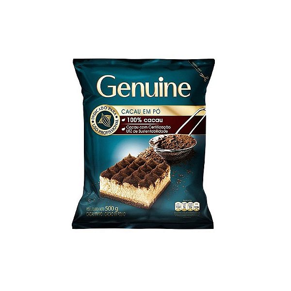 Cacau Pó 100% 500G - Genuine