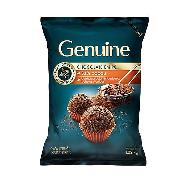 Chocolate em Pó 33% 1,05kg - Genuine
