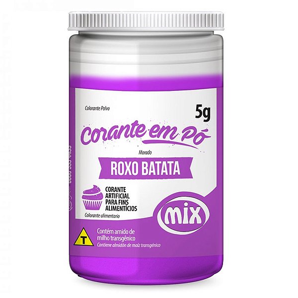 Corante Pó Roxo Batata 5g - Mix