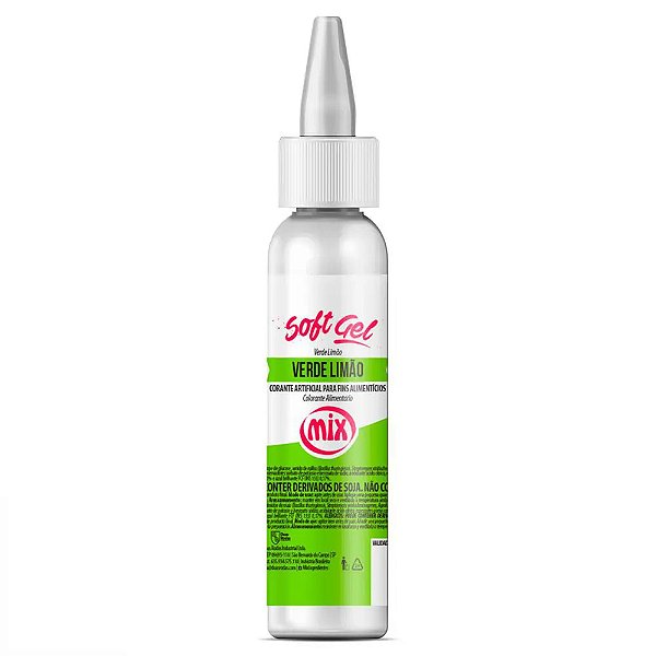 Corante Soft Gel Verde Limão Mix 25G