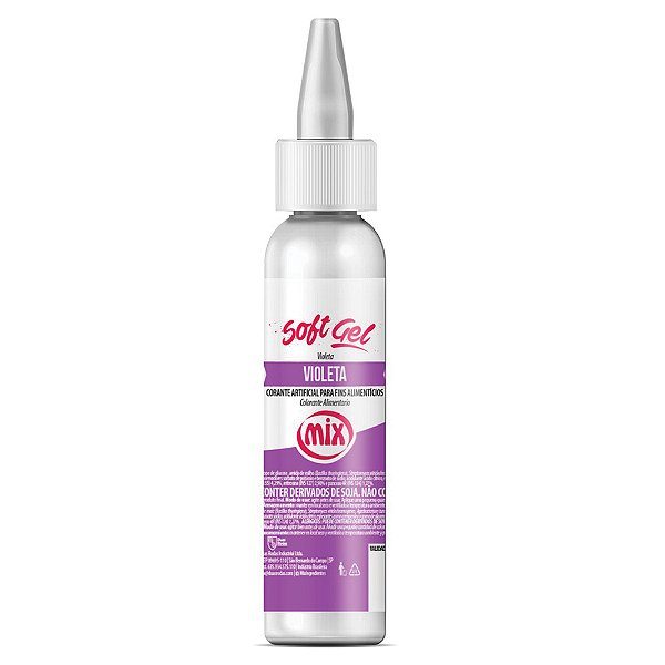 Corante Soft Gel Violeta Mix 25G