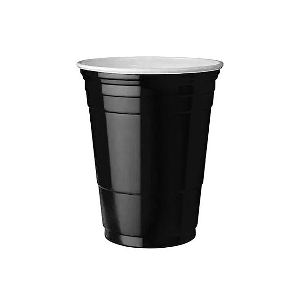 Copo Americano 400ml Preto | 25 Unidades