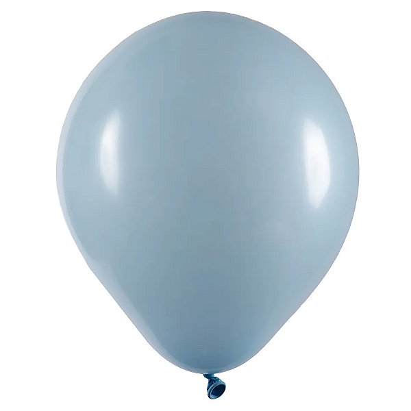 Balão 9 Liso Azul Claro | 50 Unidades