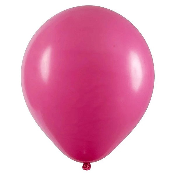 Balão 9 Liso Rosa Maravilha | 50 Unidades