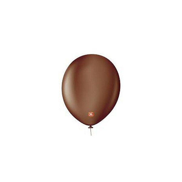 Balão 16 Uniq Marrom Terra 10un - São Roque
