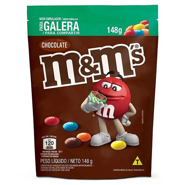 Chocolate M&Ms Ao Leite 148G