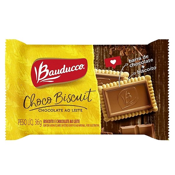 Chocobiscuit Ao Leite Bauducco 36gr