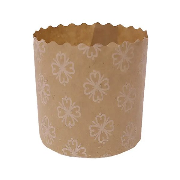 Forma Panetone Kraft 100G 10Un - Ultrafest