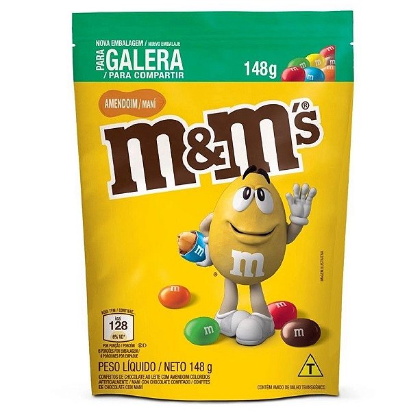 Chocolate M&Ms Amendoim 148G