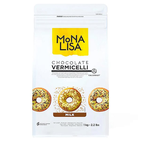 Vermicelli ao leite 1kg - Callebaut