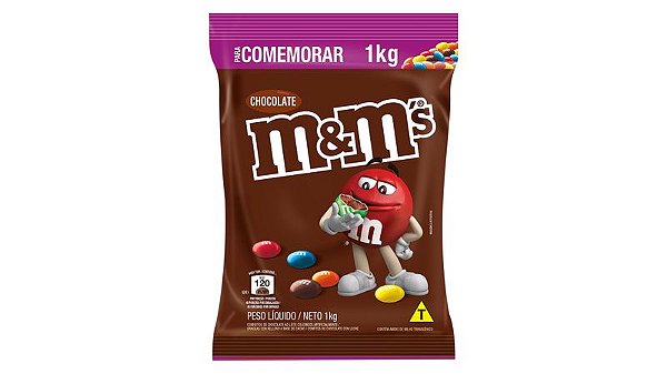 Chocolate M&MS Plain 1Kg - Mars