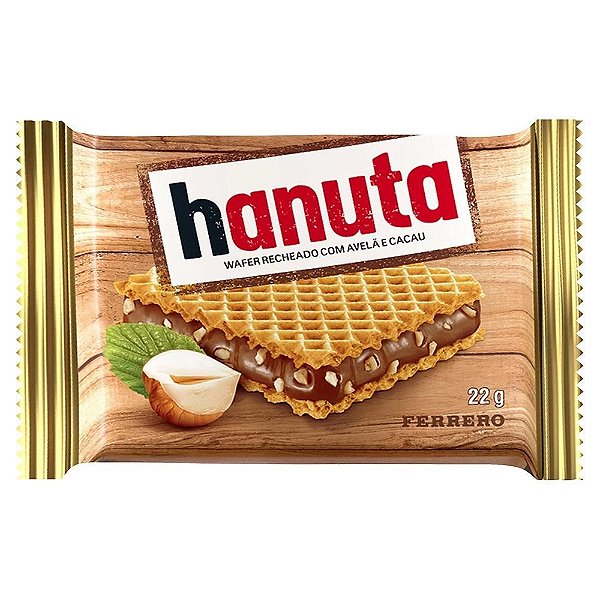 Wafer Recheado Hanuta 22Gr