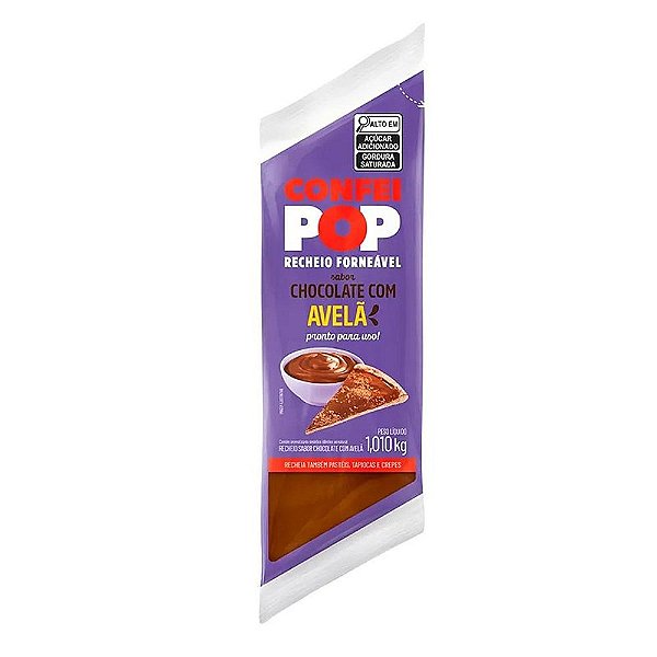 Recheio Forneável Chocolate com Avelã 1,01kg- Harald