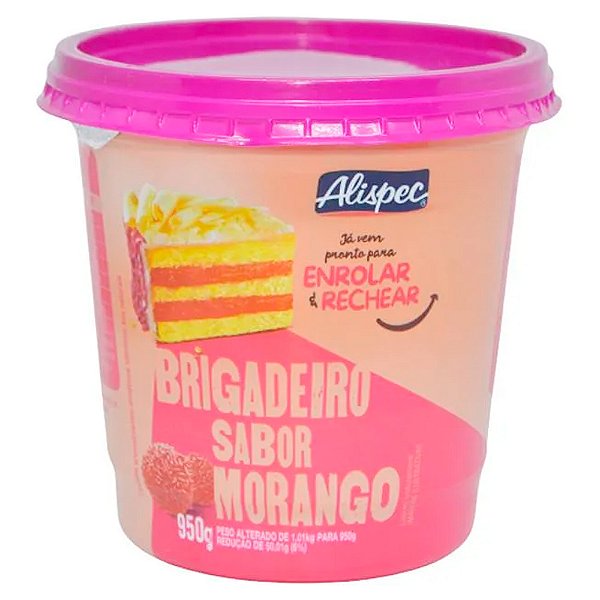 Brigadeiro 950gr Morango Alispec