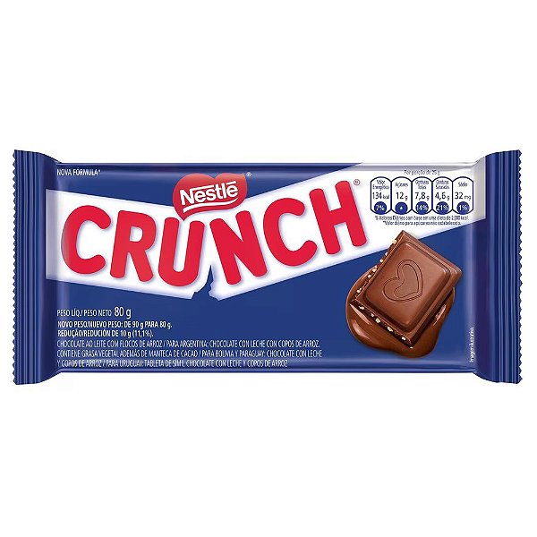 Chocolate Barra Crunch Chocolate 80gr Nestlé